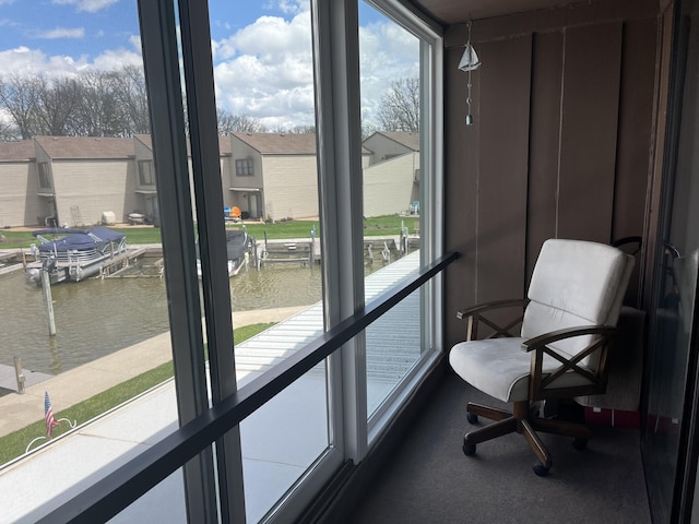 9638 State Route 368 Unit C6, Huntsville, OH 43324 - sunroom / solarium with plenty of natural light and a water view