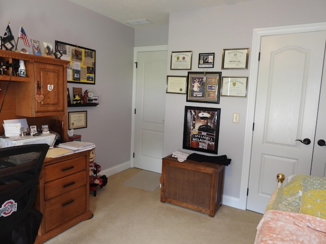 2732 Summer Field Trl, Sidney, OH 45365 - office area featuring light carpet and baseboards