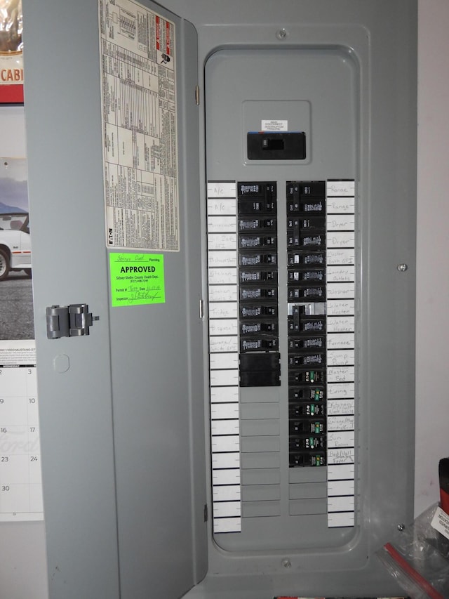 2732 Summer Field Trl, Sidney, OH 45365 - utility room with electric panel