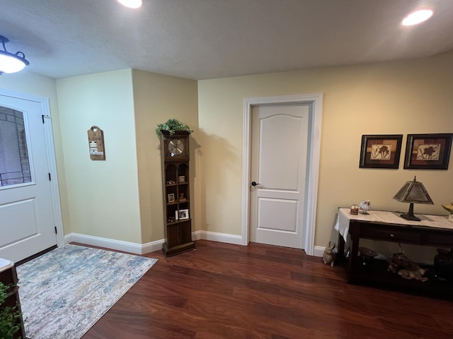 2732 Summer Field Trl, Sidney, OH 45365 - entryway with dark wood finished floors and recessed lighting
