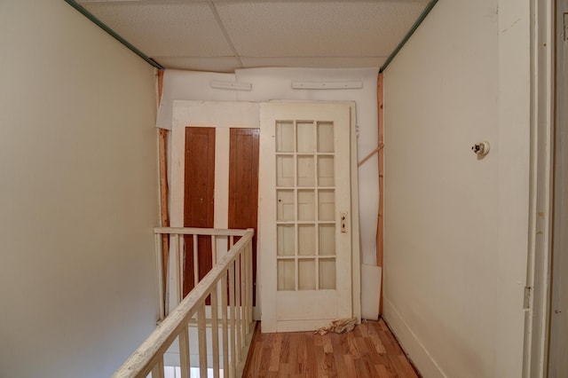 49 S W St, Versailles, OH 45380 - hallway featuring wood finished floors