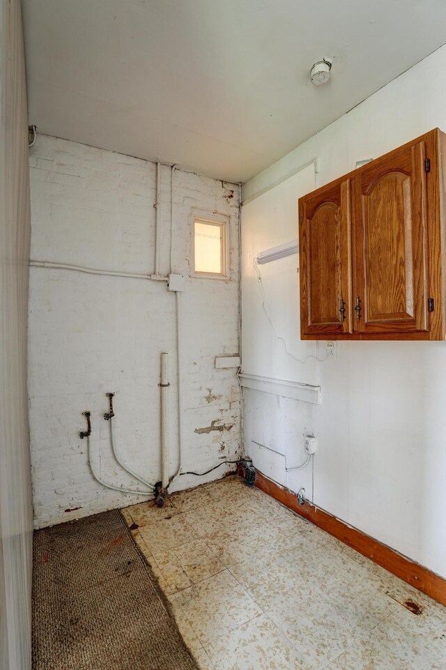 view of clothes washing area