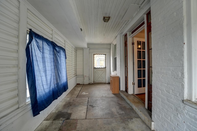 view of hall