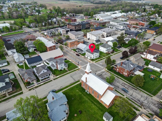 aerial view featuring a residential view