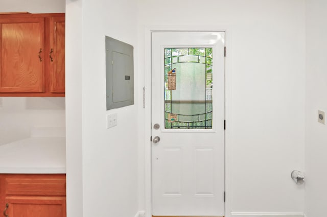 350 N Pleasant Valley Ave, Dayton, OH 45404 - entryway featuring electric panel and baseboards