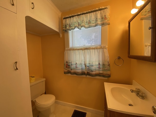 1208 Broadway St, Springfield, OH 45504 - half bath featuring vanity and tile patterned floors