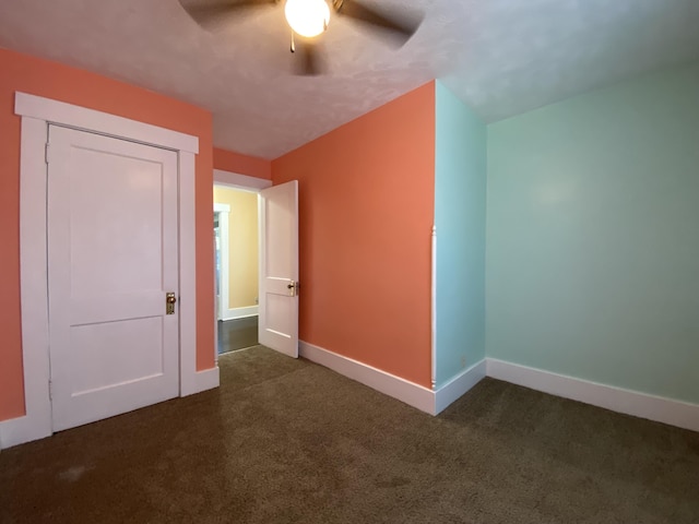 1208 Broadway St, Springfield, OH 45504 - unfurnished bedroom with carpet floors and a ceiling fan