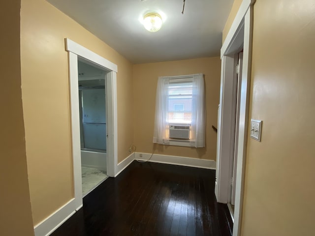 1208 Broadway St, Springfield, OH 45504 - hall featuring hardwood / wood-style flooring and cooling unit