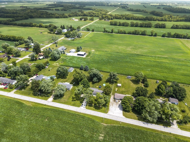 5899 N Springcreek Stringtown Rd, Piqua, OH 45356 - aerial view of property's location featuring rural landscape and abundant farmland
