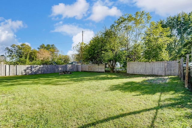 view of yard