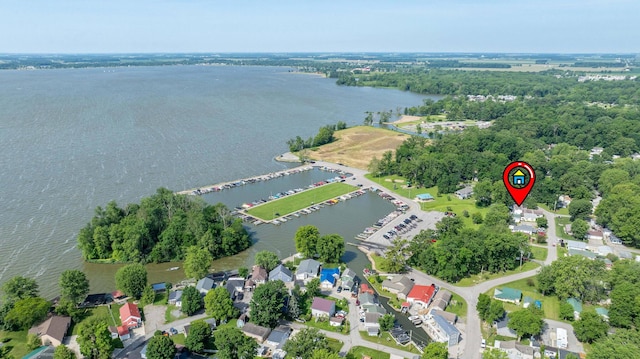13730 Seminole Path, Lakeview, OH 43331 - aerial overview of property's location featuring a large body of water