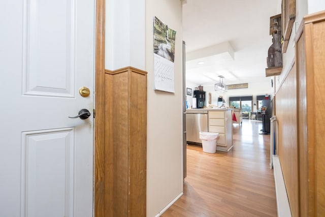 13730 Seminole Path, Lakeview, OH 43331 - hallway featuring light wood-style flooring