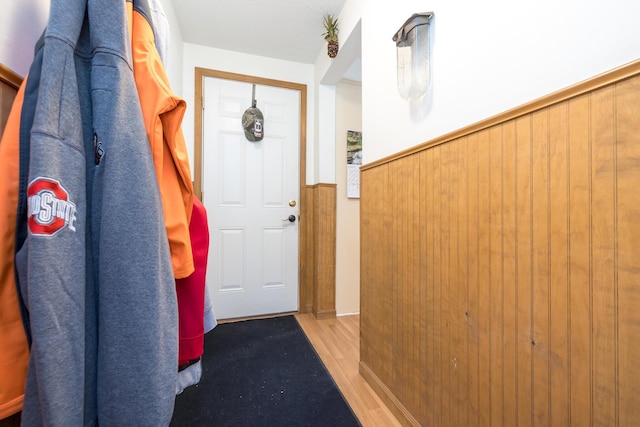 13730 Seminole Path, Lakeview, OH 43331 - doorway to outside with wood finished floors