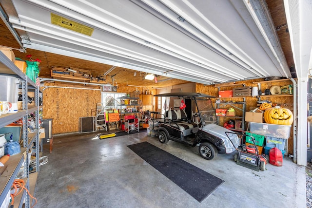 13730 Seminole Path, Lakeview, OH 43331 - garage with a workshop area