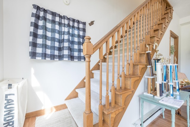 13730 Seminole Path, Lakeview, OH 43331 - stairs with wood finished floors