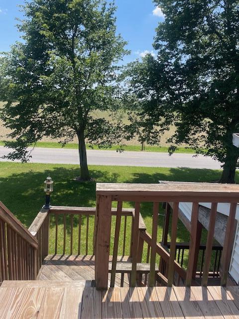 9770 Agerter Rd, Spencerville, OH 45887 - wooden deck with a yard