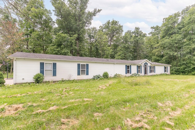 13253 State Route 720, Lakeview, OH 43331 - manufactured / mobile home featuring a front lawn