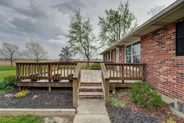 9743 State Route 118, Ansonia, OH 45303 - view of wooden terrace