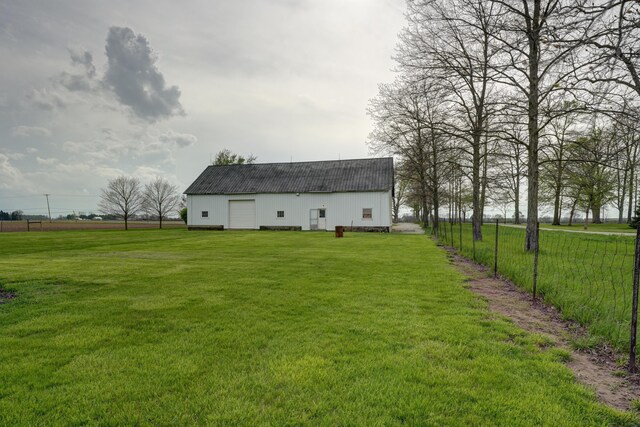 9743 State Route 118, Ansonia, OH 45303 - view of yard featuring a pole building, an outdoor structure, and a detached garage