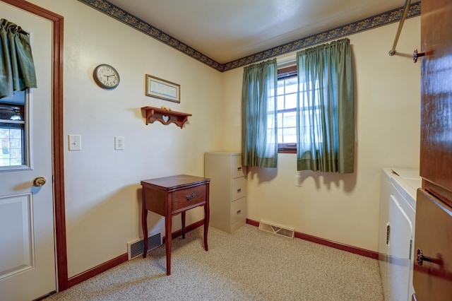 9743 State Route 118, Ansonia, OH 45303 - interior space with plenty of natural light, baseboards, and carpet