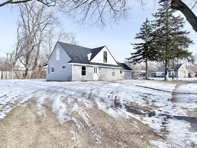 view of front of house