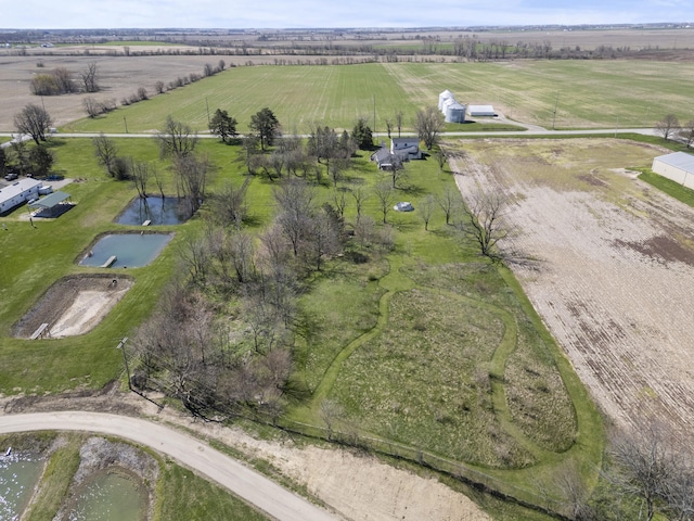3420 Old Springfield Rd, London, OH 43140 - drone / aerial view featuring a rural view and a water view