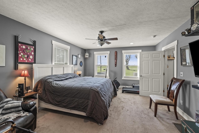 3420 Old Springfield Rd, London, OH 43140 - bedroom with ceiling fan, carpet floors, and baseboards
