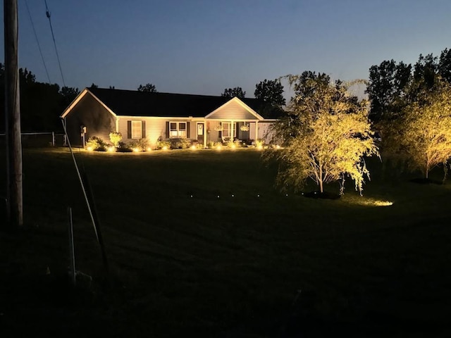 view of ranch-style home