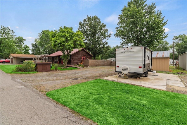 11350 Powhatan Path, Lakeview, OH 43331 - view of yard featuring a storage shed