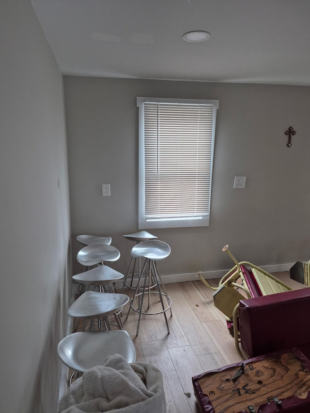 interior space featuring light hardwood / wood-style flooring