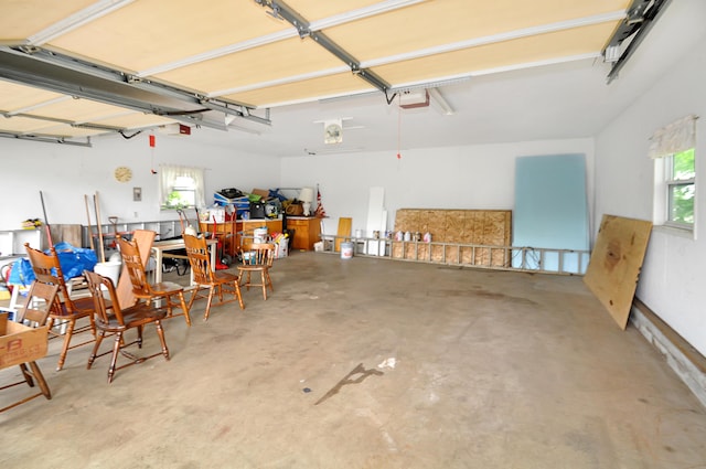 332 N Main St, New Madison, OH 45346 - garage featuring a garage door opener