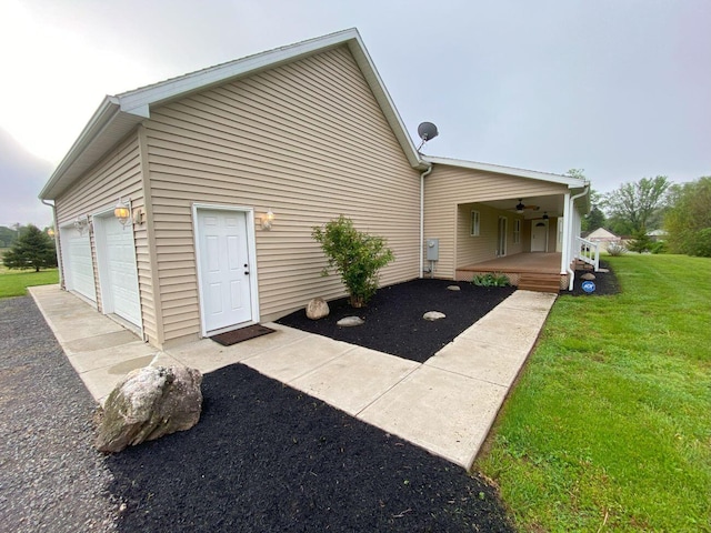 4344 N US Highway 68, West Liberty, OH 43357 - view of home's exterior featuring a yard