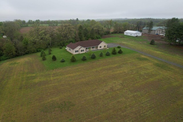 4344 N US Highway 68, West Liberty, OH 43357 - birds eye view of property with a rural view