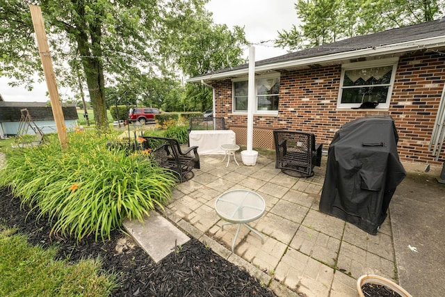 17689 Fort Loramie Swanders Rd, Sidney, OH 45365 - view of patio with area for grilling