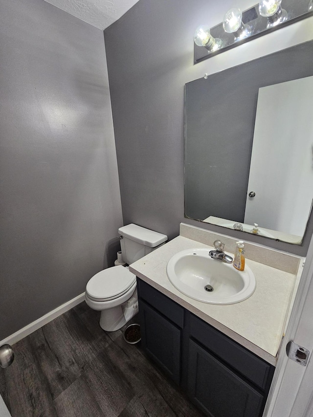 2973 Kicking Bird Trce, Dublin, OH 43017 - half bathroom with wood finished floors and vanity