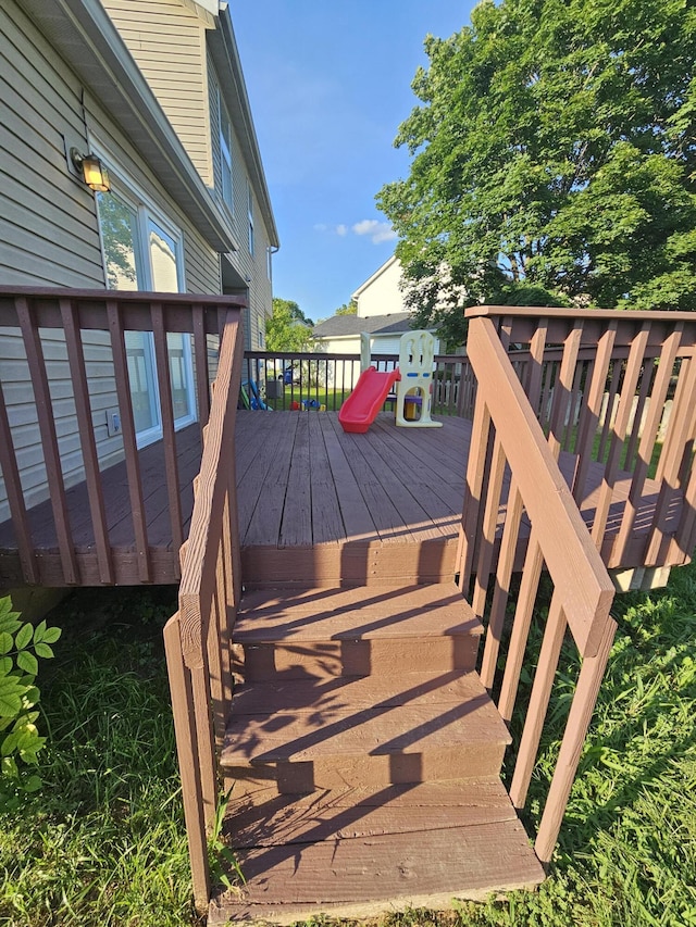 2973 Kicking Bird Trce, Dublin, OH 43017 - view of wooden deck