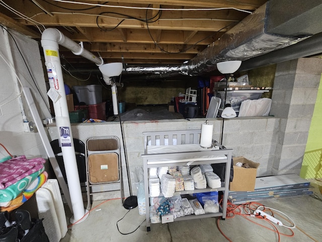 2973 Kicking Bird Trce, Dublin, OH 43017 - view of unfinished basement