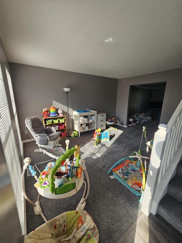 2973 Kicking Bird Trce, Dublin, OH 43017 - game room with a textured ceiling