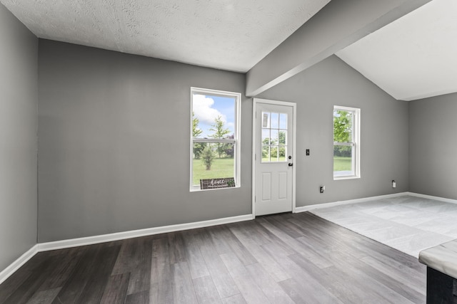 3667 Randee Ln, Springfield, OH 45502 - entrance foyer featuring wood finished floors and vaulted ceiling