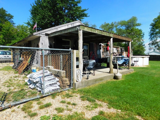 view of outbuilding featuring an outbuilding