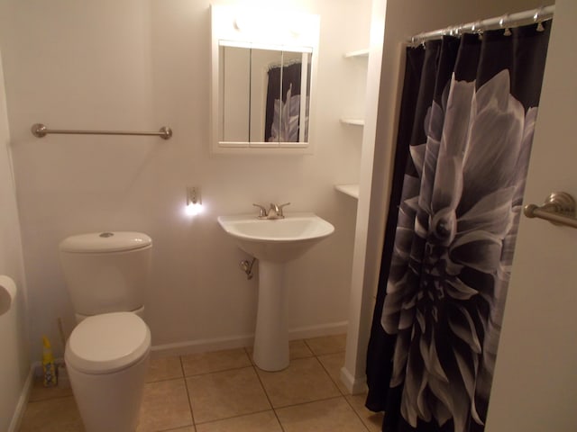 1145 W Bank Unit 106, Celina, OH 45822 - full bath with tile patterned flooring and a shower with curtain