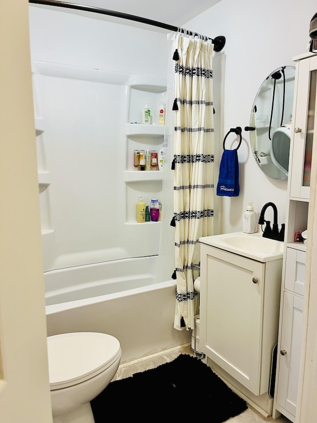 201 Clay St, Rockford, OH 45882 - full bathroom with vanity and shower / bathtub combination with curtain