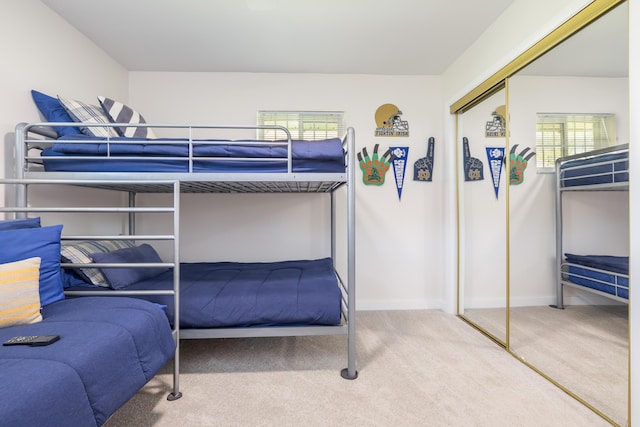 9342 State Route 368, Huntsville, OH 43324 - carpeted bedroom with a closet and baseboards