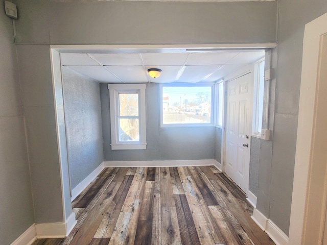 interior space featuring hardwood / wood-style flooring