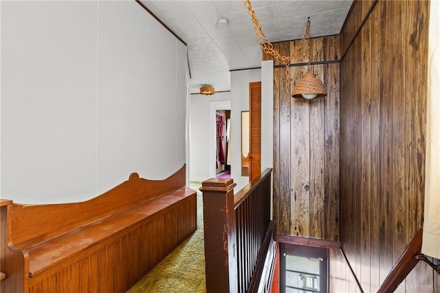 323 Miami St, Piqua, OH 45356 - corridor featuring carpet floors