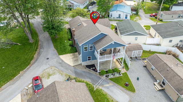 11177 Sassafrass Rd, Lakeview, OH 43331 - aerial view of residential area