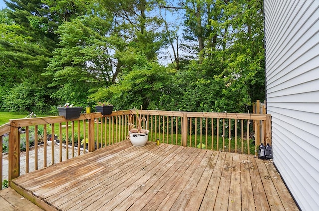 1370 Carpenter Rd, Bellbrook, OH 45305 - view of wooden deck