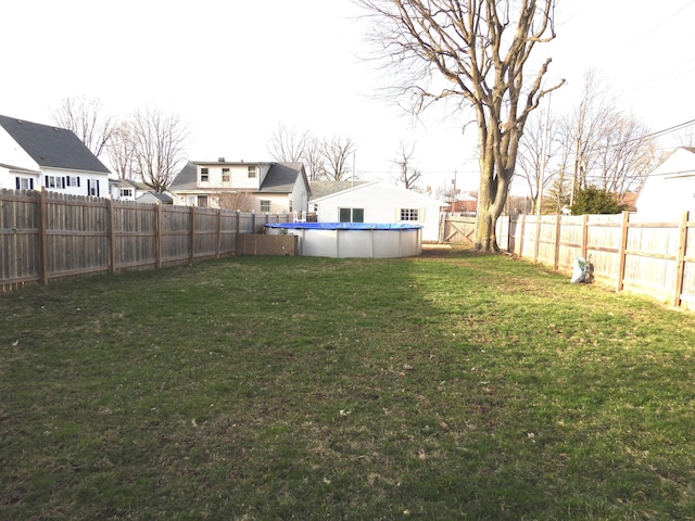421 Summit St, Sidney, OH 45365 - view of yard with a fenced in pool and a fenced backyard