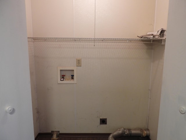 421 Summit St, Sidney, OH 45365 - clothes washing area with hookup for a washing machine and electric dryer hookup