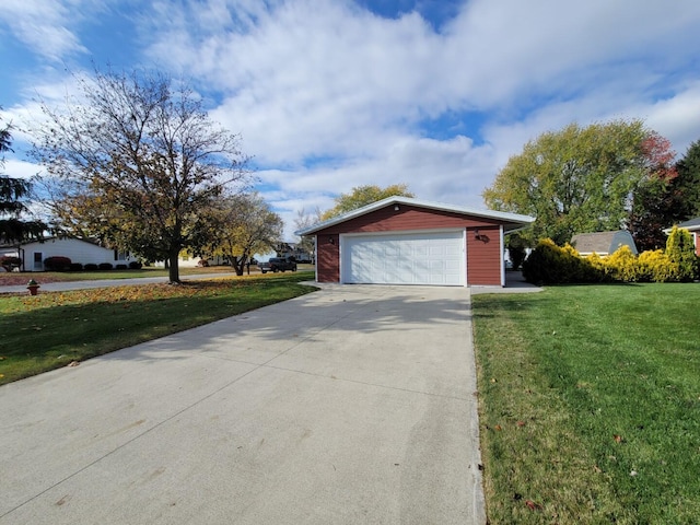 exterior space featuring driveway